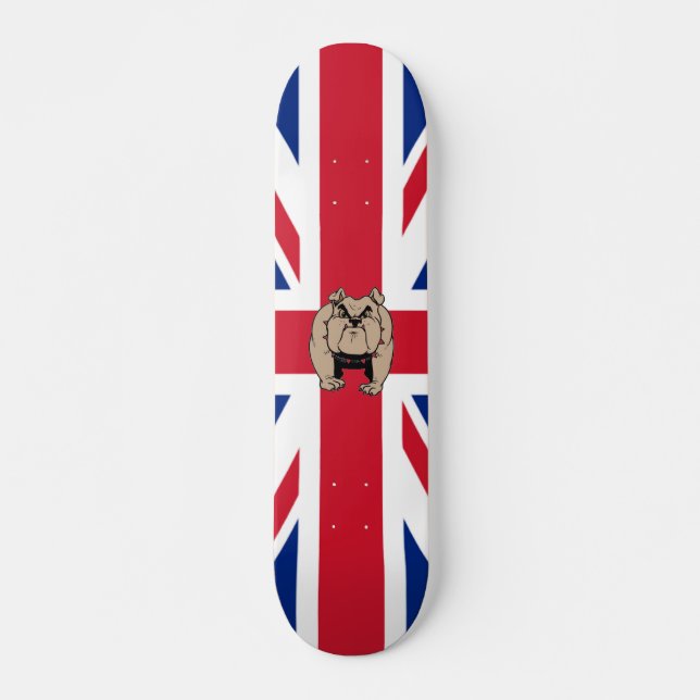 Skateboard bouledogue des anglais de planche à roulettes (Devant)