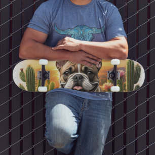 Skateboard Bouledogue français Cactus Bouledogue français