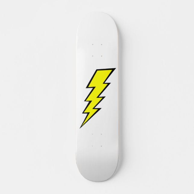 Skateboard Boulon de foudre Sk8 Bord (Devant)