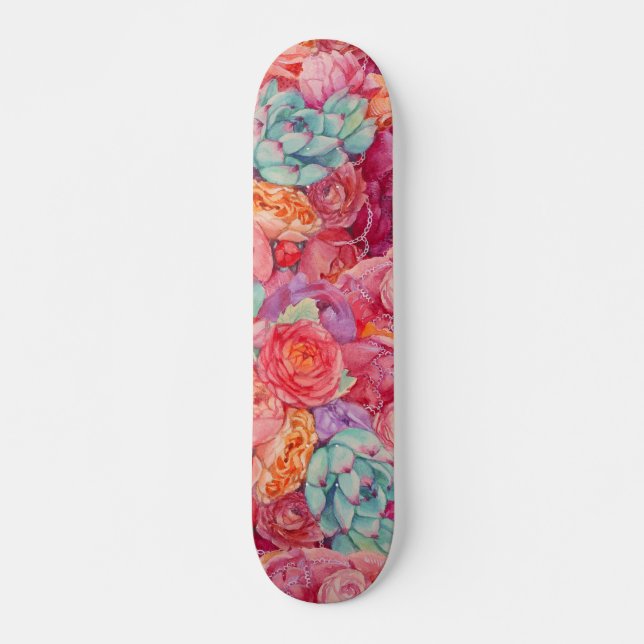 Skateboard Bouquet d'été (Devant)