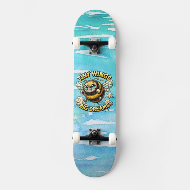 Skateboard Bourdonnant vers la grandeur (Recto)