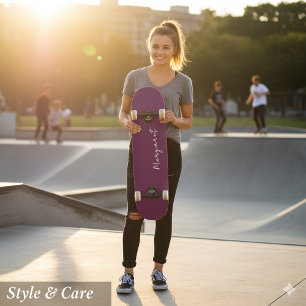 Skateboard Bourgogne Personnalisé - Faites-le votr