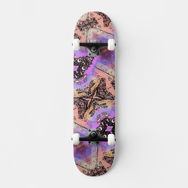 SKATEBOARD BOUTEILLES ET MÈRES (Recto)