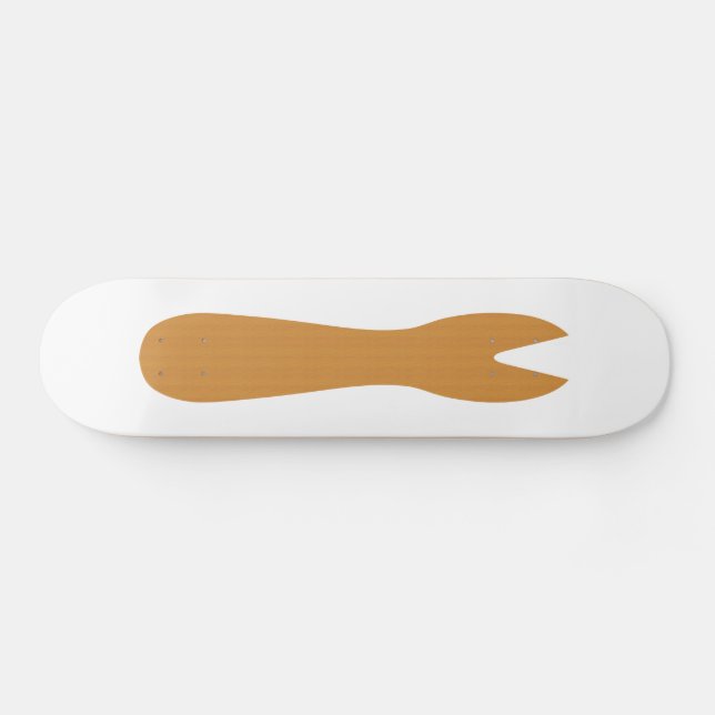 Skateboard Boutique de Fish & Chips Fourchette en Bois (Horz)