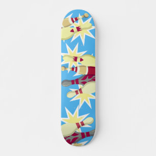 Skateboard Bowling de style vintage