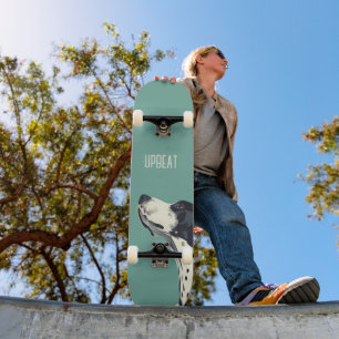 Skateboard Boxe noire et blanche