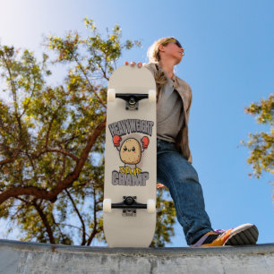 Skateboard Boxeur Patate Champion poids lourd Pomme de terre