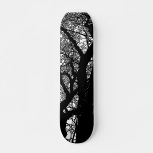 Skateboard Branches d'arbre sur le bois II