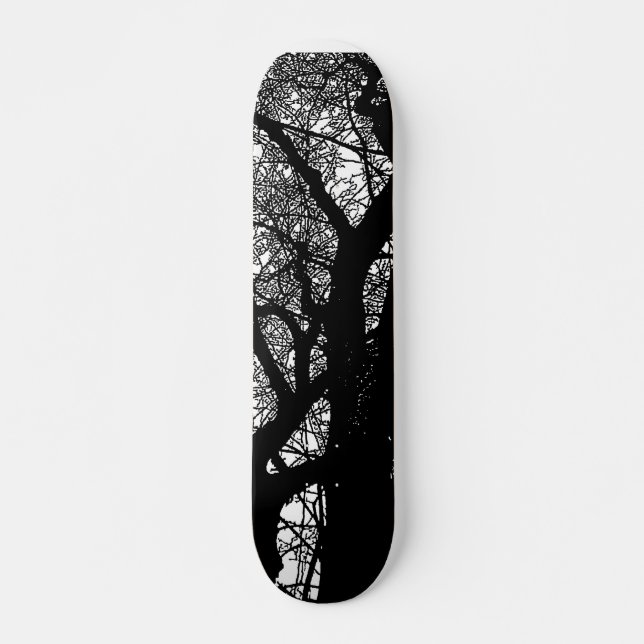Skateboard Branches d'arbre sur le bois II (Devant)