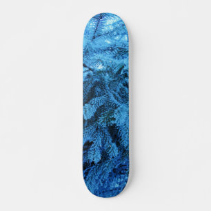 Skateboard Branches d'épinette recouvertes de cristaux de nei