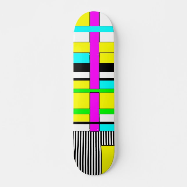 Skateboard Bright abstract (Devant)