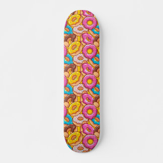 Skateboard Bright beignets de dessin animé