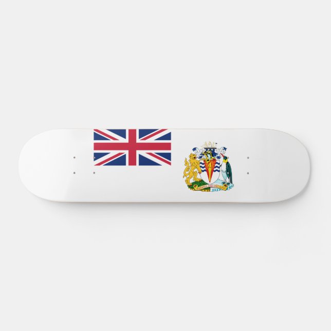Skateboard British Antarctic Territory Flag (Horz)