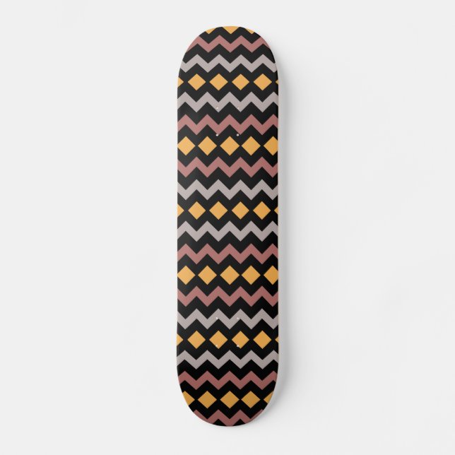 Skateboard Bronze Argenté Or (Recto)