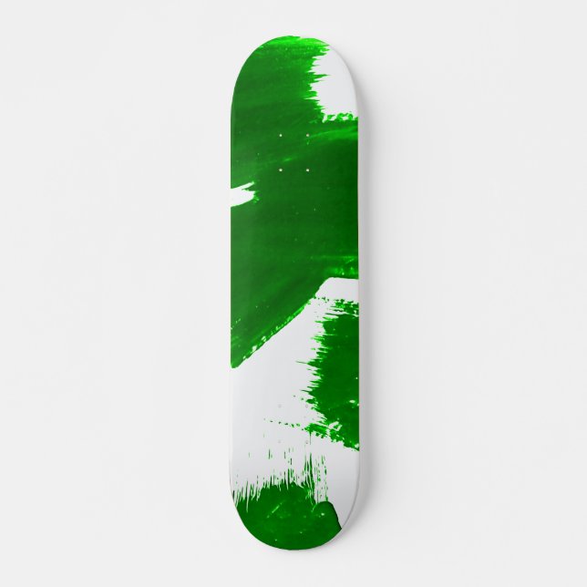 Skateboard Brosse verte (Devant)