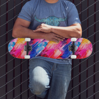 Skateboard brush strokes pattern 2