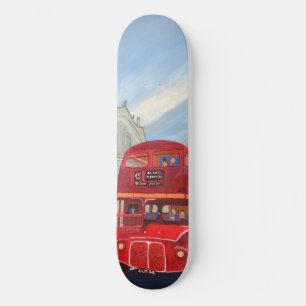 Skateboard Bus rouge de Londres