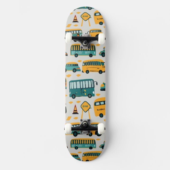 Skateboard Bus scolaires (Recto)