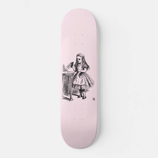 Skateboard Buvez-moi (Alice's Adventures in Wonderland) (Recto)