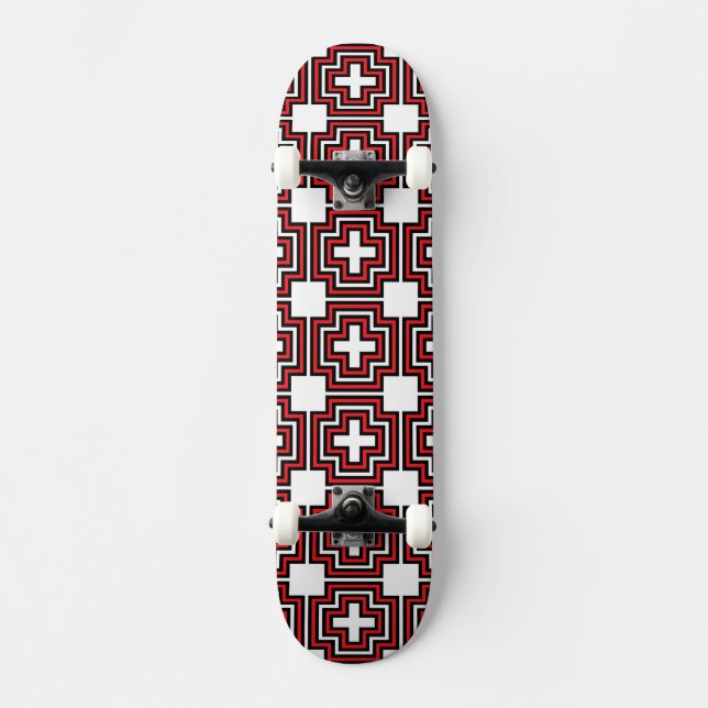 Skateboard C&S Rouge (Recto)