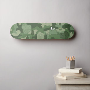 Skateboard cacahuètes   Camouflage Snoopy & Woodstock