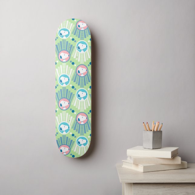 Skateboard cacahuètes | Snoopy Mint Green Deco Dreams Motif (Art mural)