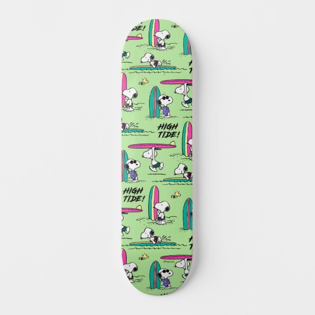 Skateboard cacahuètes | Snoopy Ocean High Tide Motif (Recto)