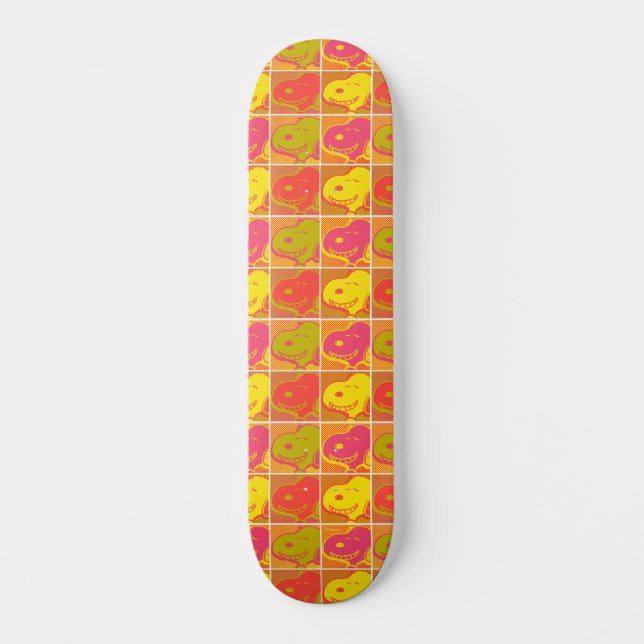 Skateboard cacahuètes | Snoopy Pop Art Motif (Recto)
