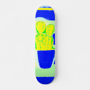 Skateboard Cactus coloré