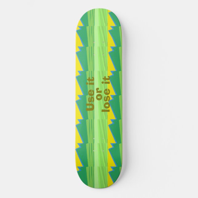 Skateboard Cadeau de Noël à utiliser ou à perdre (Recto)