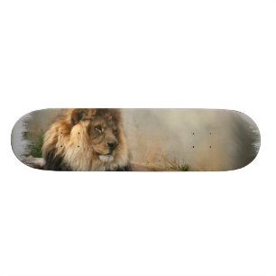 Skateboard Cadeaux d'art d'amants de lion