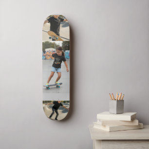 Skateboard Cadre personnalisé avec 3 photos Photo personnal
