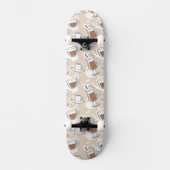 Skateboard Café, motif doux (Recto)