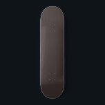 Skateboard Café noir (couleur solide)<br><div class="desc">Café noir (couleur solide)</div>