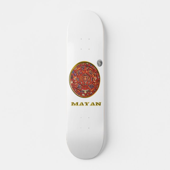 Skateboard Calendrier maya (Devant)