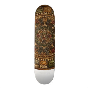 Skateboard Calendrier maya et aztèque par Grassrootsdesigns4u