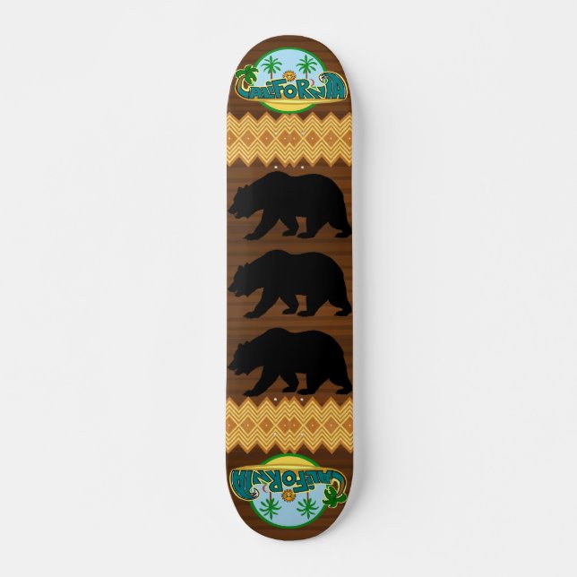 Skateboard California Bear Edition Skateboards (Devant)