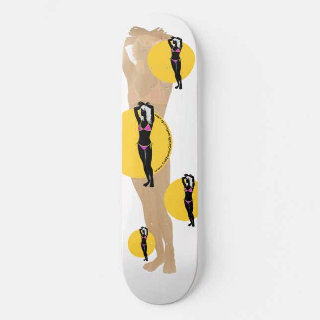 Skateboard California Girls Skateboards - Courtney Logo (Recto)