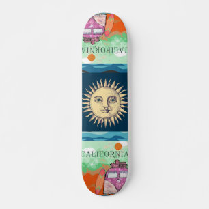 Skateboard California Travel Poster Skate
