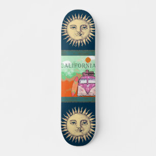 Skateboard California Travel Poster Skate