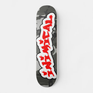 Skateboard Camo arctique immatériel