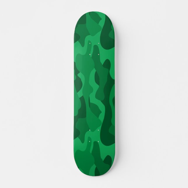 Skateboard Camo Monocolor Vert Espagnol (Devant)