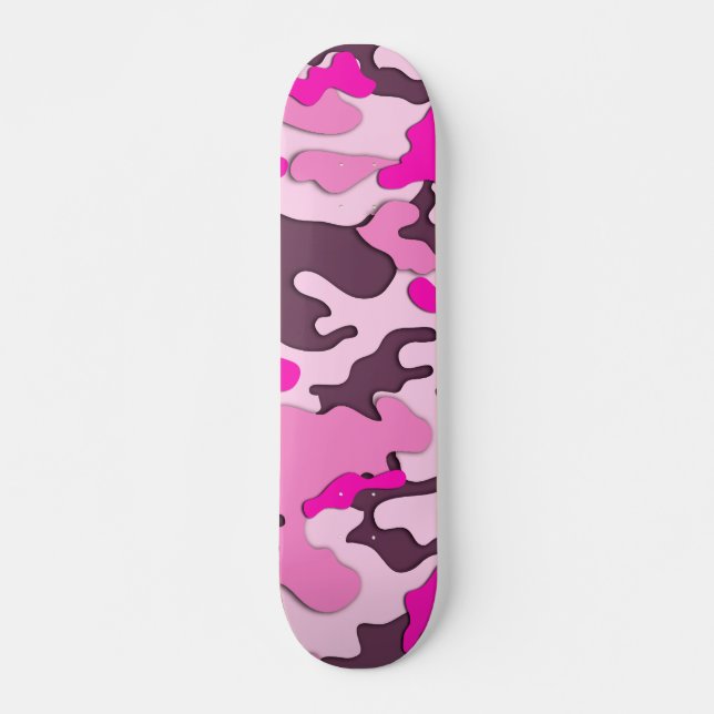 Skateboard Camo rose / Skate (Devant)