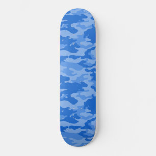 Skateboard Camouflage bleu
