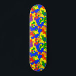 Skateboard Camouflage Camo Fun Rainbow<br><div class="desc">Cette conception peut être personnalisée en choisissant l'option customiser pour ajouter du texte ou apporter d'autres modifications. Si ce produit a la possibilité de transférer la conception à un autre article, veuillez vous assurer d'ajuster la conception en fonction des besoins. Communiquez avec moi à colorflowcreations@gmail.com si vous désirez obtenir ce...</div>