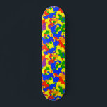 Skateboard Camouflage Camo Fun Rainbow<br><div class="desc">Cette conception peut être personnalisée en choisissant l'option customiser pour ajouter du texte ou apporter d'autres modifications. Si ce produit a la possibilité de transférer la conception à un autre article, veuillez vous assurer d'ajuster la conception en fonction des besoins. Communiquez avec moi à colorflowcreations@gmail.com si vous désirez obtenir ce...</div>