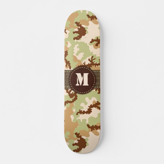 Skateboard Camouflage du désert (Devant)