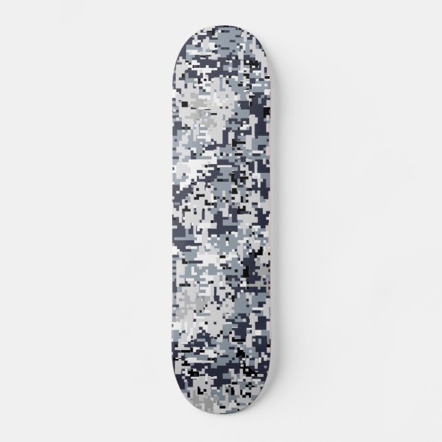 Skateboard Camouflage gris de Digitals de style urbain (Recto)