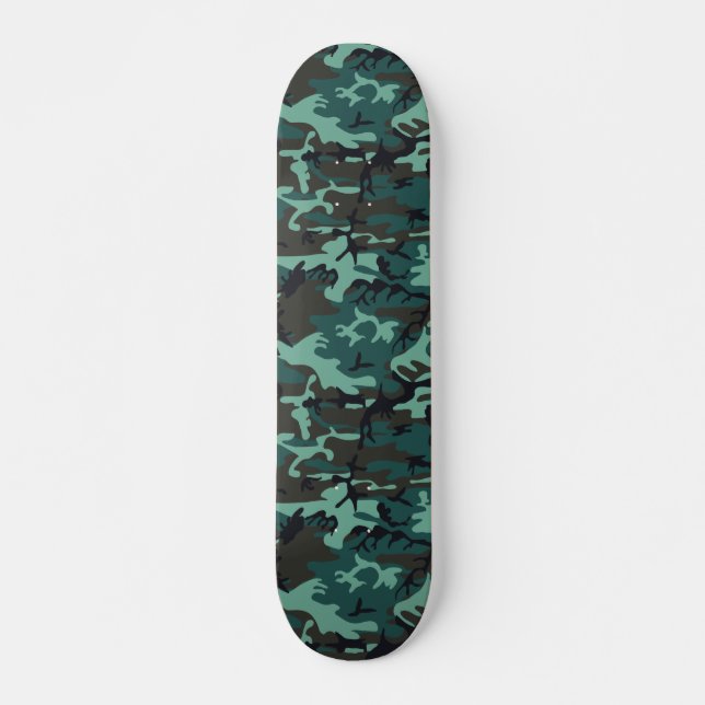 Skateboard Camouflage militaire 7 Patinage de 1/8 po (Devant)