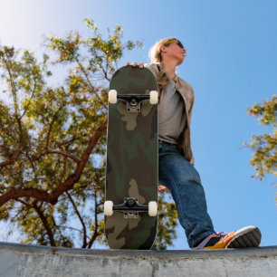 Skateboard camouflage militaire motif uniforme de soldat de l